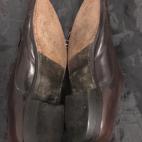 Allen Edmonds Dark Chili Brown Leather Oxfords Shoe Size 10 E 5610 - Picture 2 of 5